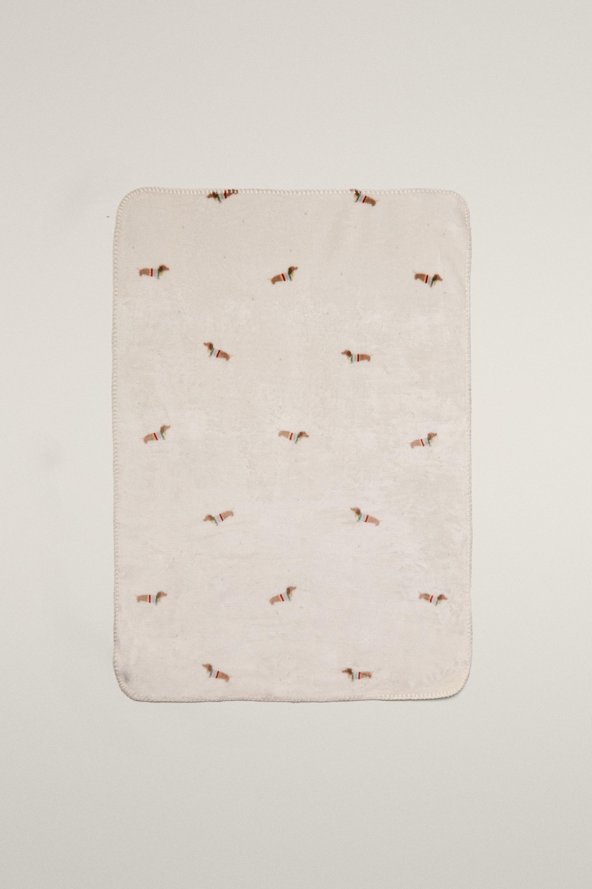 BABY DACHSHUND FLEECE BLANKET
